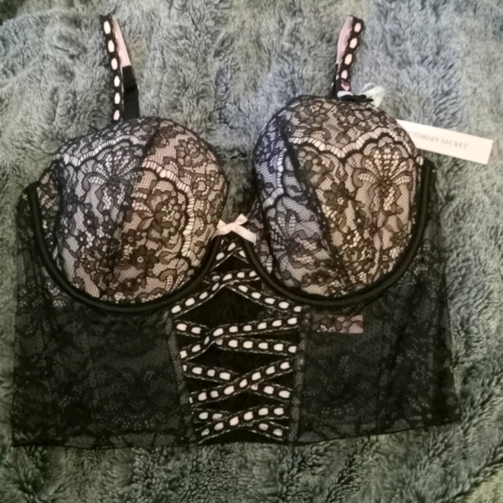 Victoria secret heritage ribbon corset bra